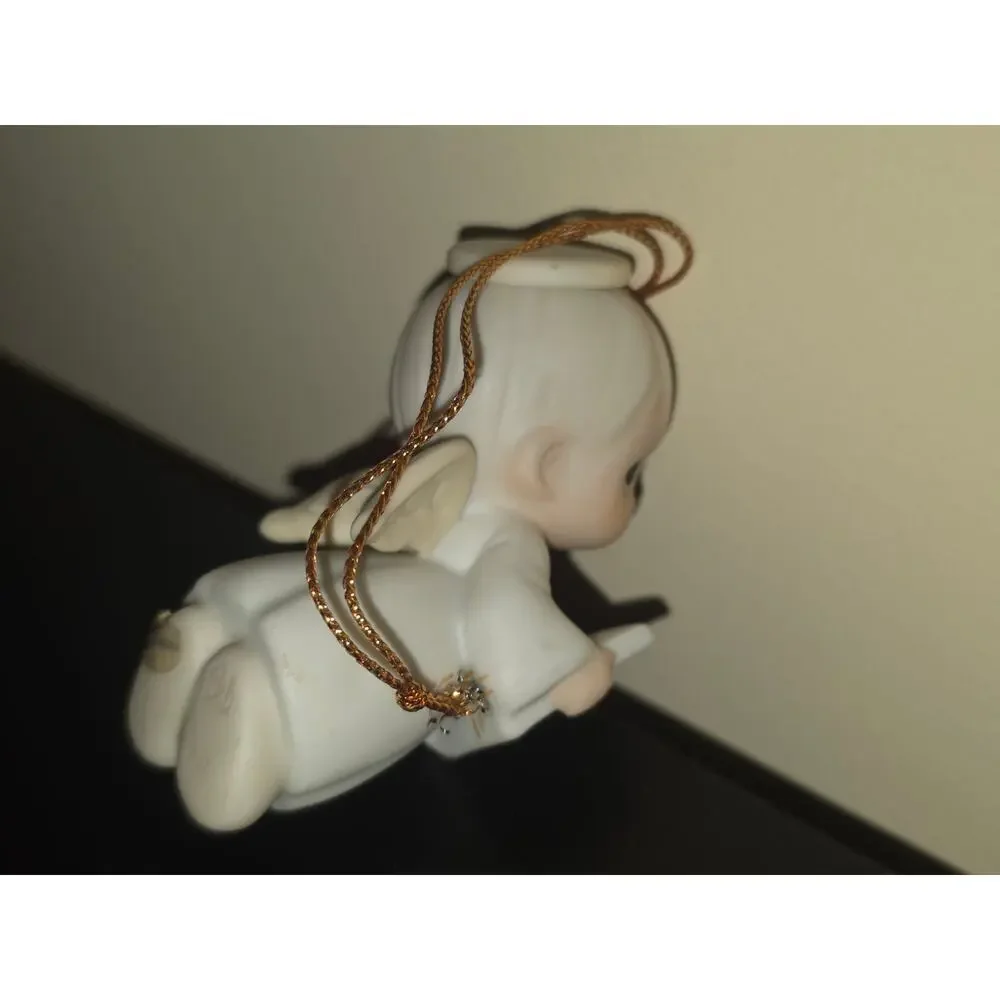 Precious Moments 1996 15 Years Sweet Music Together 530840 Angel Ornament Enesco
